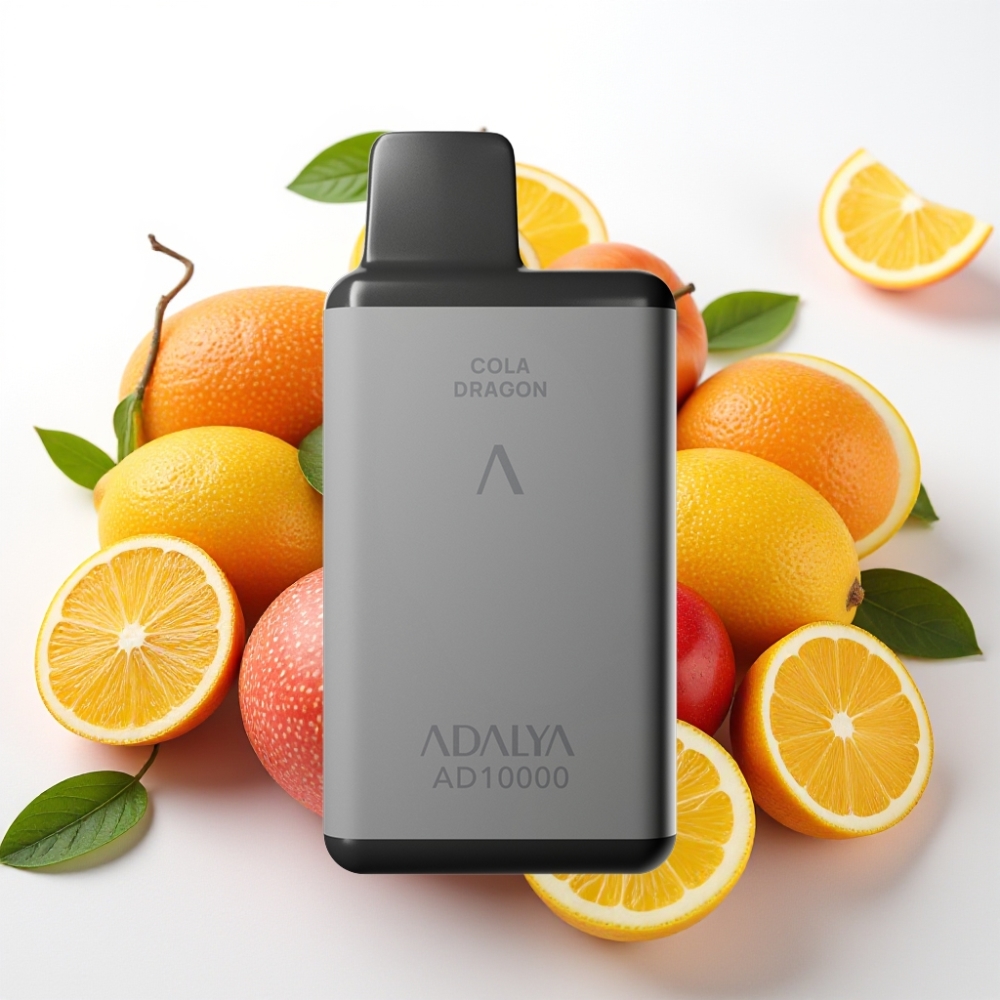 Adalya AD 10000 Puf Prostor siva 14 ml 2% Nikotin USB-C