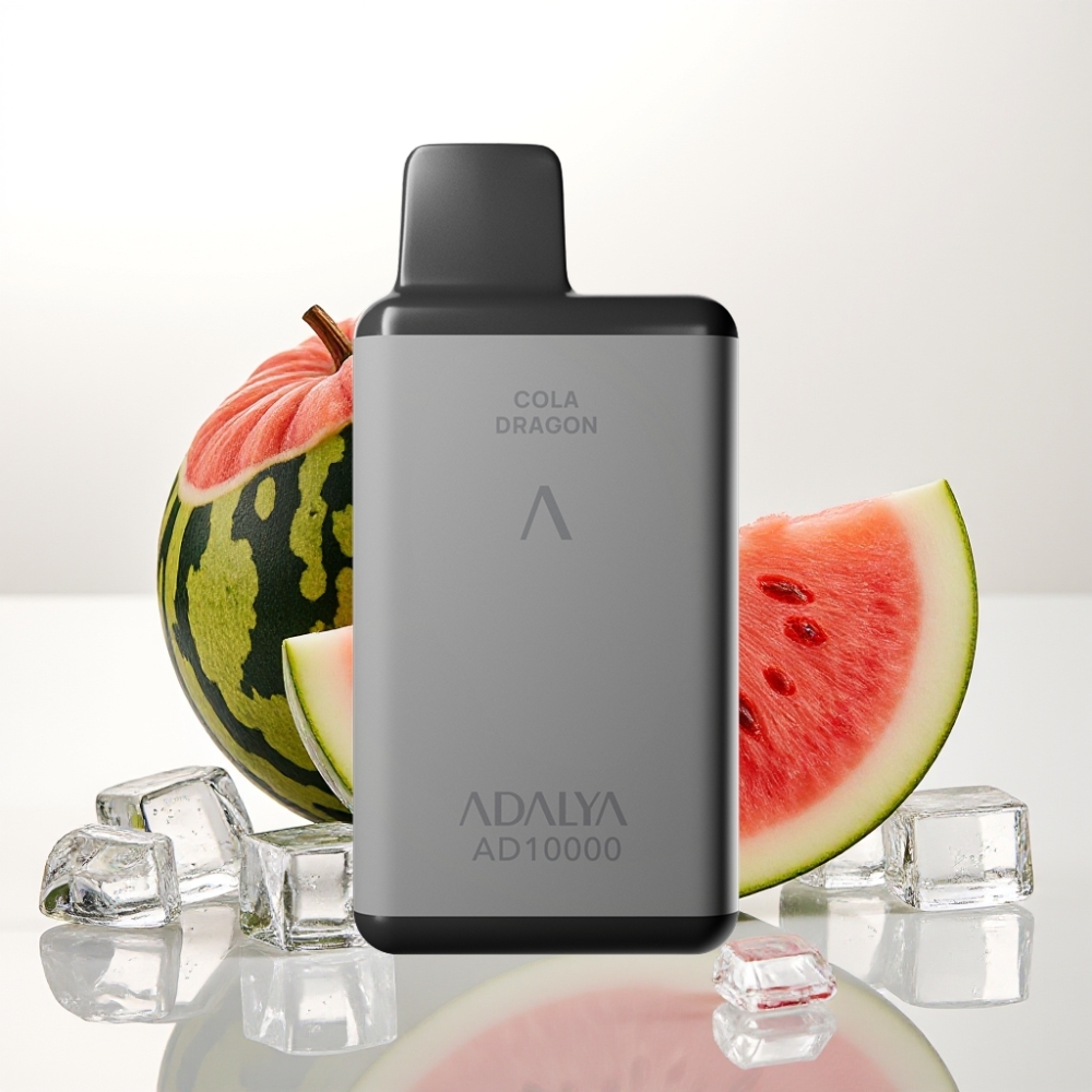 Adalya AD 10000 Puffs Vesoljsko siva Dispozabilna Vapa z USB-C, 14 ml e-tekočine, 2% nikotina