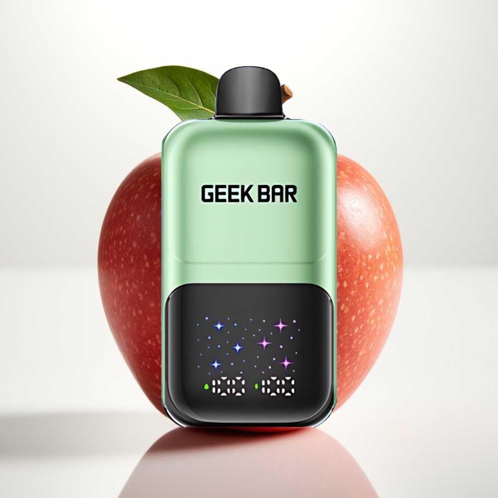 GEEK BAR 2GO 20ml 50.000 Pufov Interaktivni Zaslon Prilagodljivi Okusi Dvojni Rezervoarji 5% Nikotinska Sol Polnljiva Baterija