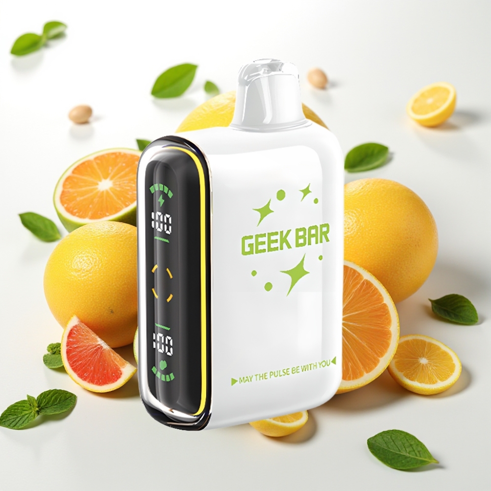 Geek Bar Pulse 15000 Puffov – 16ML E-tekočina, 5% Nikotina, Nastavljiv Pretok Zraka, 650 mAh Baterija, USB Type-C Polnjenje Ničelni nikotin