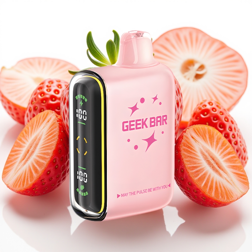 Geek Bar Pulse 15000 Puffov – 16ML E-tekočina, 5% Nikotina, Nastavljiv Pretok Zraka, 650 mAh Baterija, USB Type-C Polnjenje Ničelni nikotin