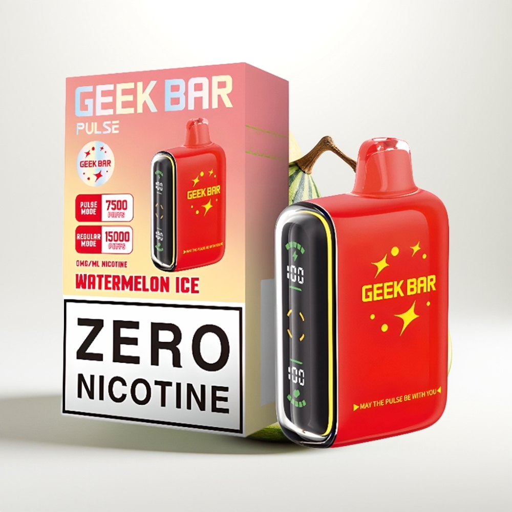 Geek Bar Pulse 15000 Puffov – 16ML E-tekočina, 5% Nikotina, Nastavljiv Pretok Zraka, 650 mAh Baterija, USB Type-C Polnjenje Ničelni nikotin