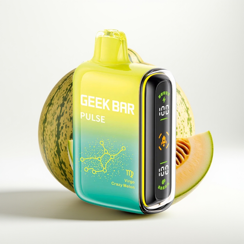 Geek Bar Pulse 15000 Puffov – 16ML E-tekočina, 5% Nikotina, Nastavljiv Pretok Zraka, 650 mAh Baterija, USB Type-C Polnjenje Zodiakalna izdaja