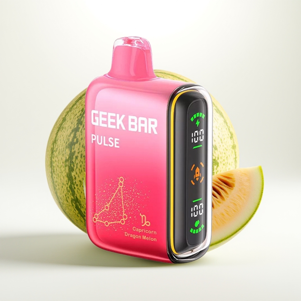 Geek Bar Pulse 15000 Puffov – 16ML E-tekočina, 5% Nikotina, Nastavljiv Pretok Zraka, 650 mAh Baterija, USB Type-C Polnjenje Zodiakalna izdaja