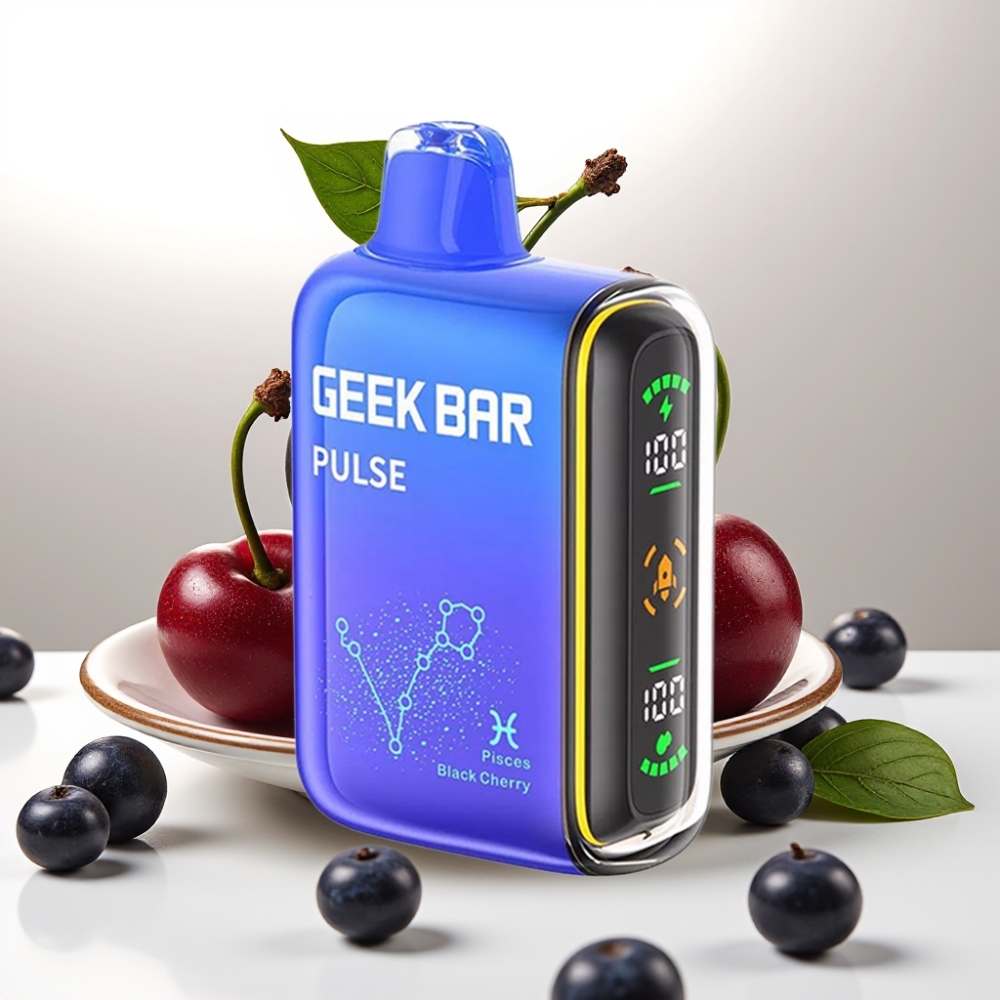 Geek Bar Pulse 15000 Puffov – 16ML E-tekočina, 5% Nikotina, Nastavljiv Pretok Zraka, 650 mAh Baterija, USB Type-C Polnjenje Zodiakalna izdaja