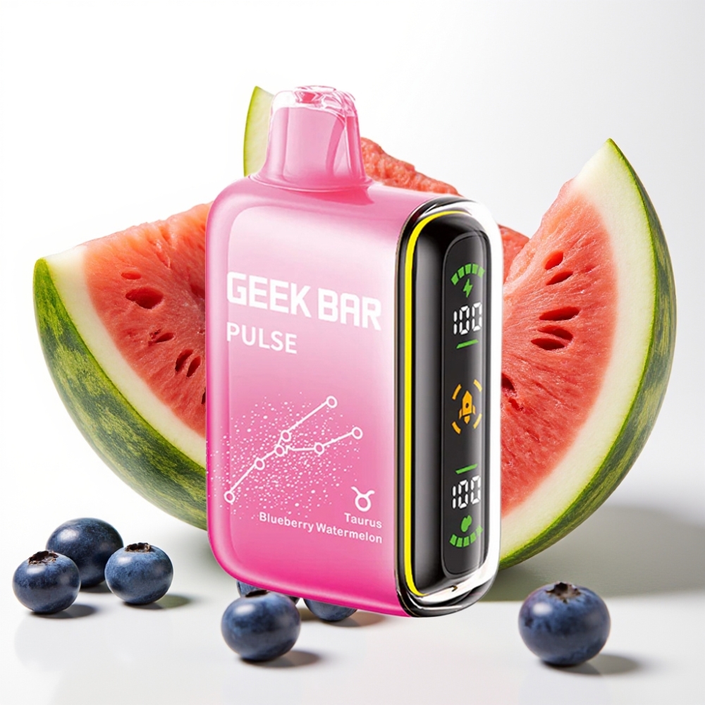 Geek Bar Pulse 15000 Puffov – 16ML E-tekočina, 5% Nikotina, Nastavljiv Pretok Zraka, 650 mAh Baterija, USB Type-C Polnjenje Zodiakalna izdaja