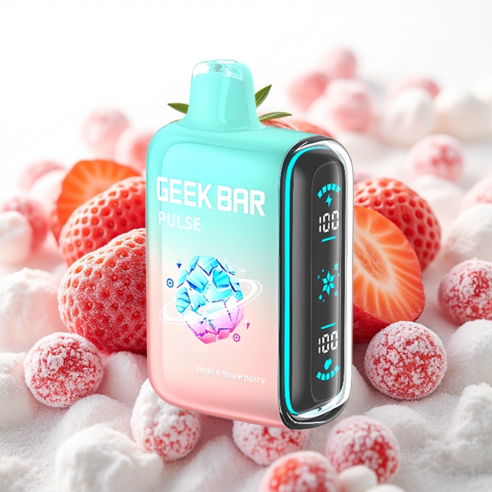 Geek Bar Pulse 15000 Pufov, 16ML E-tekočina, 5% Nikotina, Nastavljiv Pretok Zraka
