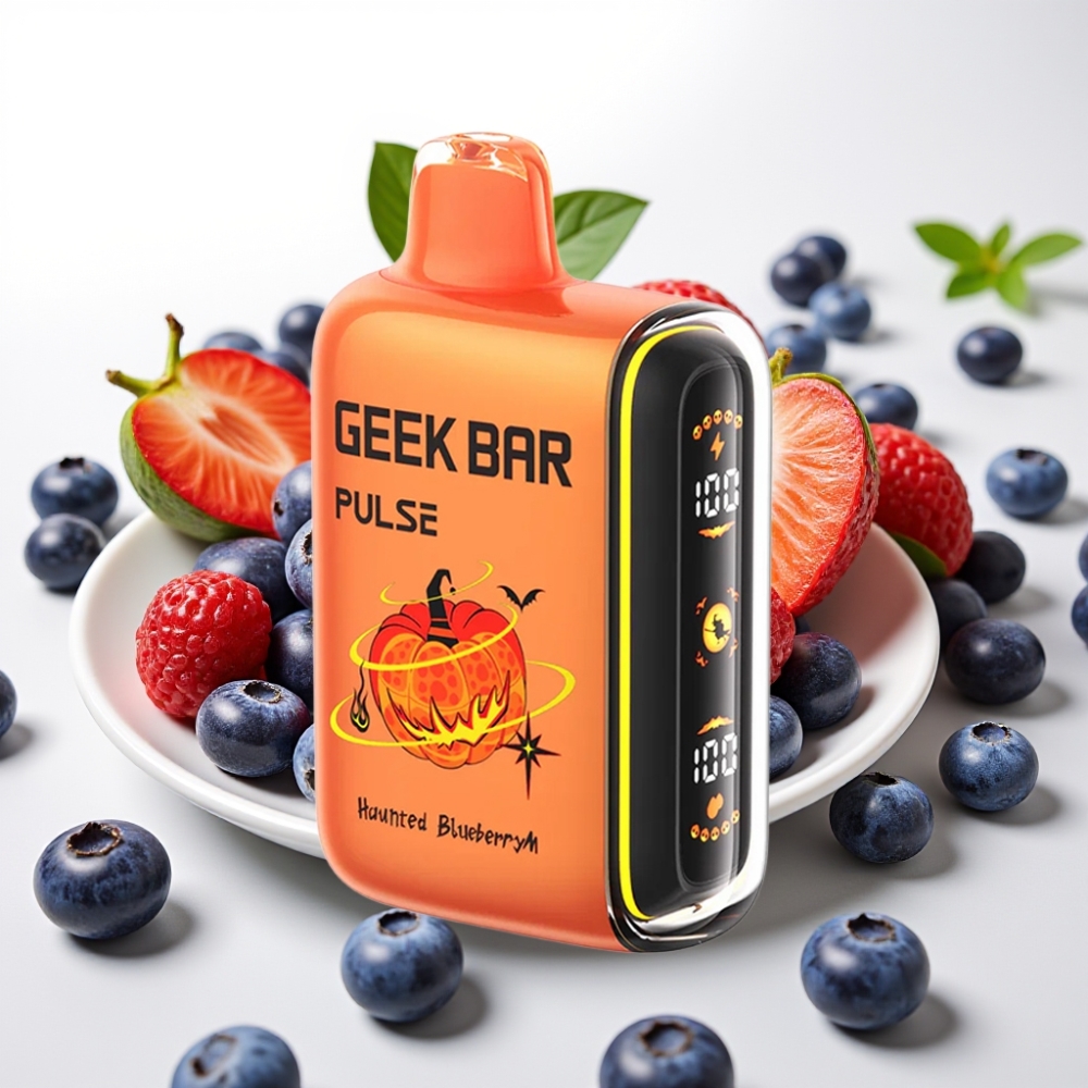 Geek Bar Pulse 15000 Pufov – 16ML E-tekočina, 5 % Nikotina, Nastavljiv Pretok Zraka