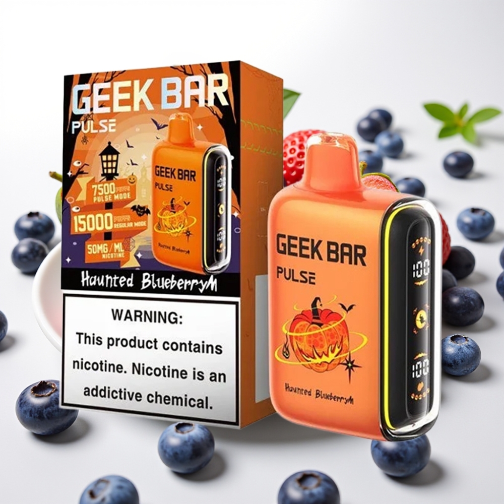 Geek Bar Pulse 15000 Pufov – 16ML E-tekočina, 5 % Nikotina, Nastavljiv Pretok Zraka