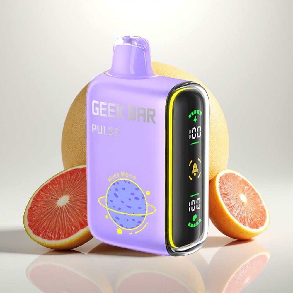 Geek Bar Pulse 15000 Pufov – 16ML E-tekočina, 5 % Nikotina, Prilagodljiv Pretok Zraka, 650 mAh Baterija, USB Type-C Polnjenje