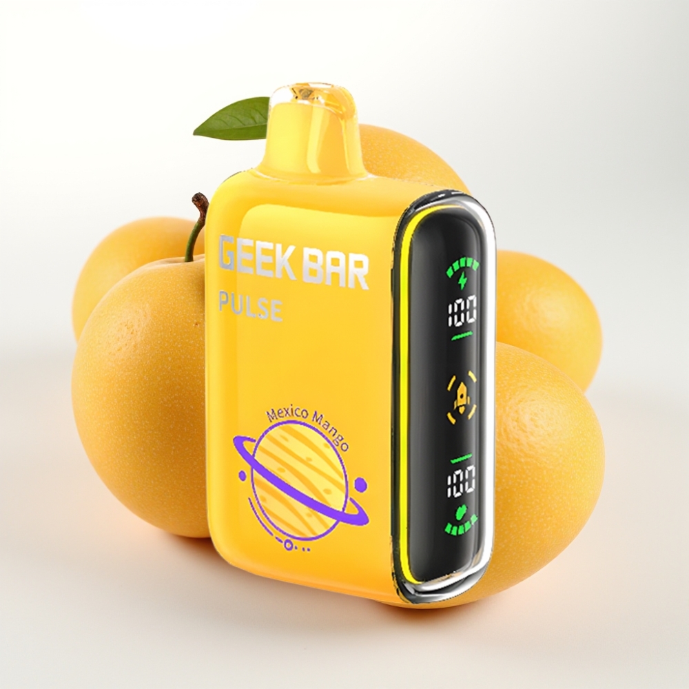 Geek Bar Pulse 15000 Pufov – 16ML E-tekočina, 5 % Nikotina, Prilagodljiv Pretok Zraka, 650 mAh Baterija, USB Type-C Polnjenje