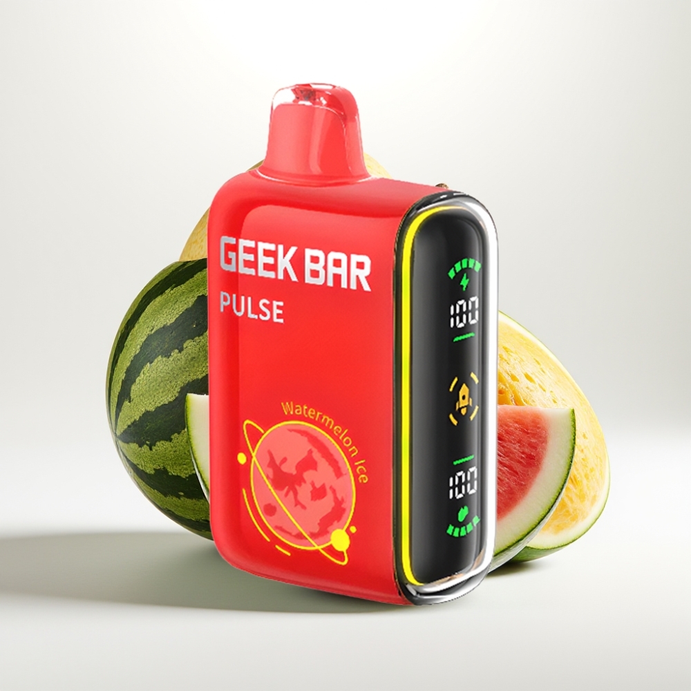 Geek Bar Pulse 15000 Pufov – 16ML E-tekočina, 5 % Nikotina, Prilagodljiv Pretok Zraka, 650 mAh Baterija, USB Type-C Polnjenje