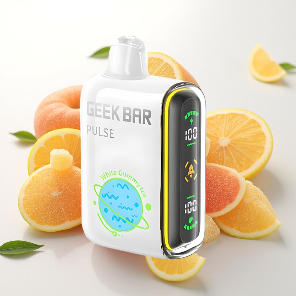 Geek Bar Pulse 15000 Pufov – 16ML E-tekočina, 5 % Nikotina, Prilagodljiv Pretok Zraka, 650 mAh Baterija, USB Type-C Polnjenje