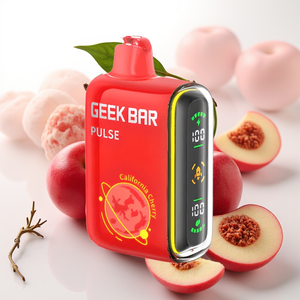 Geek Bar Pulse 15000 Pufov – 16ML E-tekočina, 5 % Nikotina, Prilagodljiv Pretok Zraka, 650 mAh Baterija, USB Type-C Polnjenje