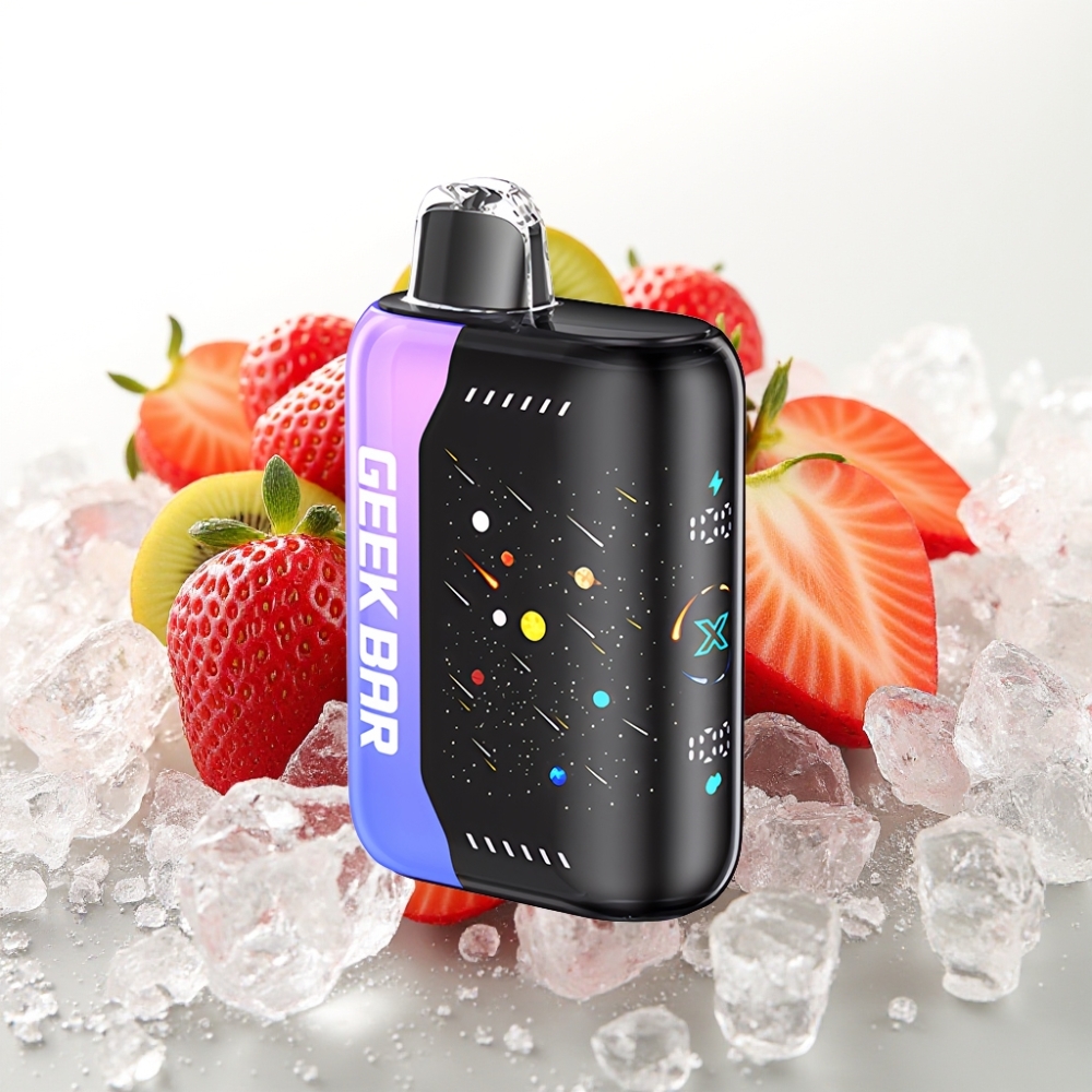 GEEK BAR Pulse X 42K Puffs Meteorska Edicija z Dvojno Mrežno Tuljavo in 3D Ukrivljenim Zaslonom