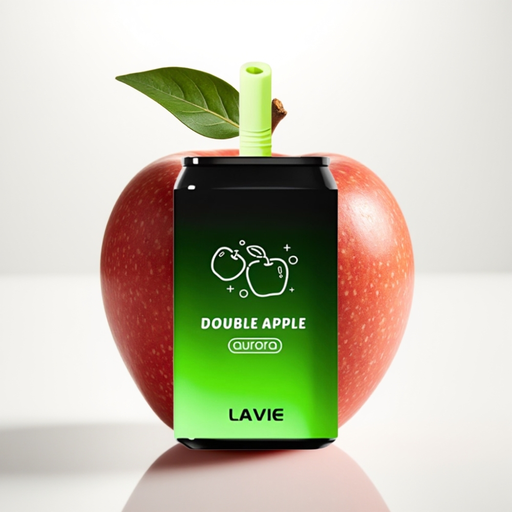LAVIE Aurora 11000 Puffov – 22ML, 650mAh, Type C Dvojno jabolko