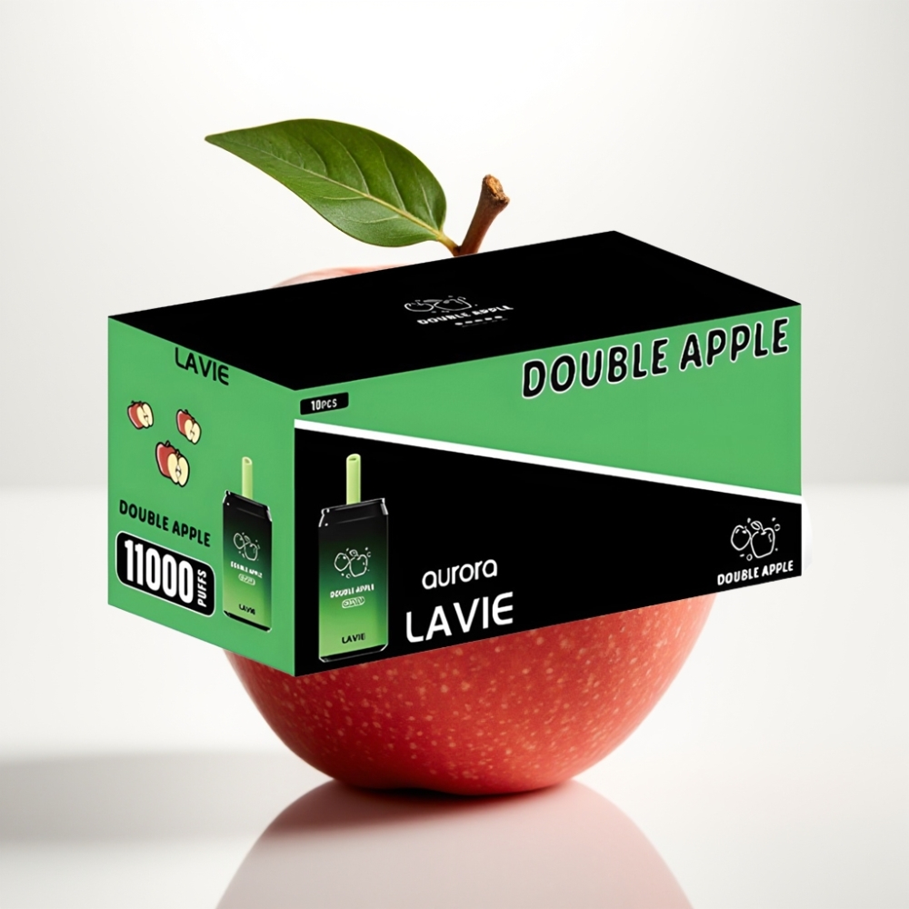 LAVIE Aurora 11000 Puffov – 22ML, 650mAh, Type C Dvojno jabolko