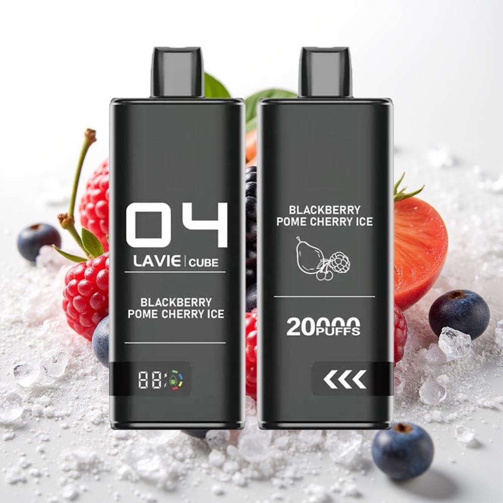 Lavie Cube 20000 Pufi Enkratna Vape – 28ML Tekočina, 600mAh Baterija, Type C Polnjenje