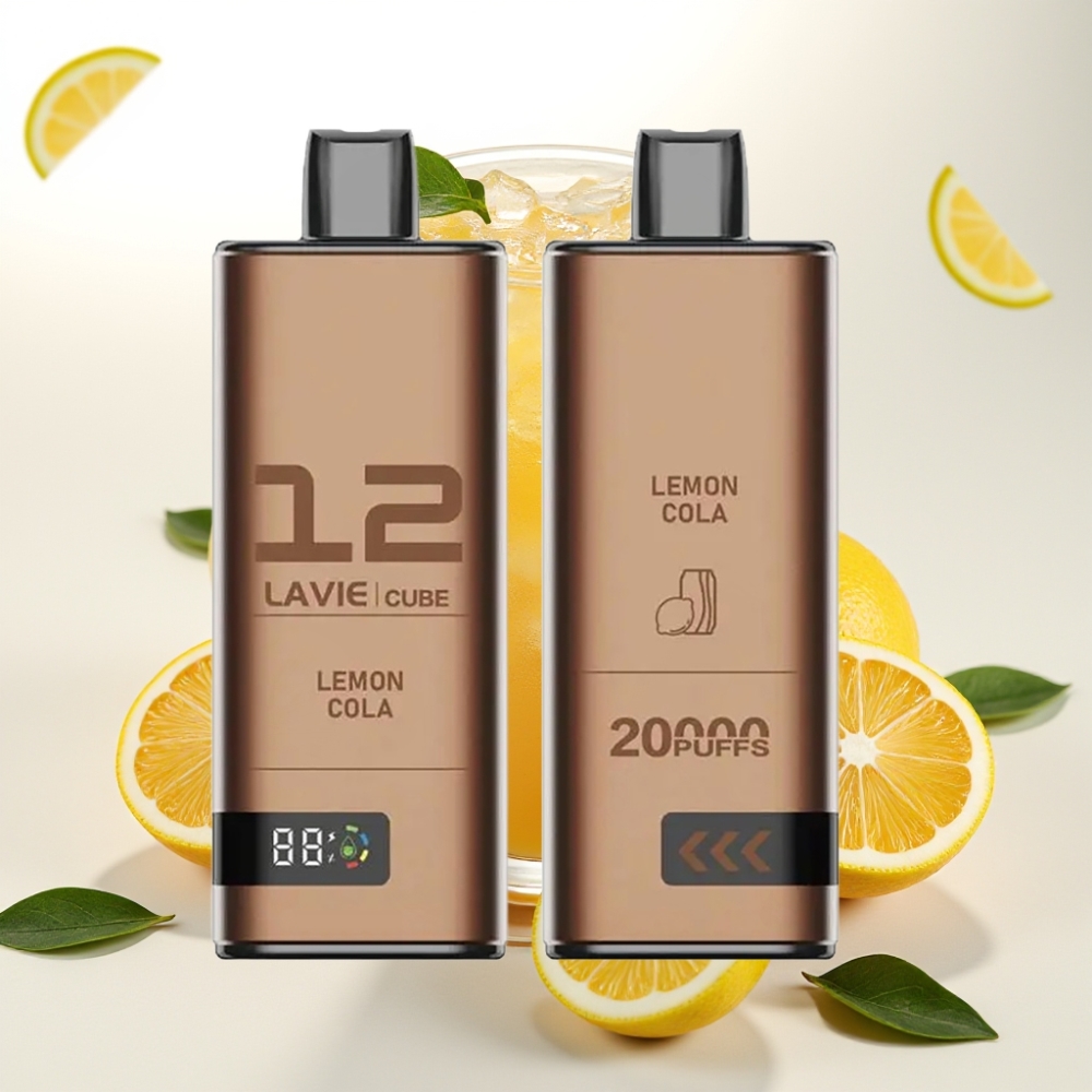 Lavie Cube 20000 Pufi Enkratna Vape z 28ML Tekočine, 600mAh Baterijo in Type C Polnjenjem