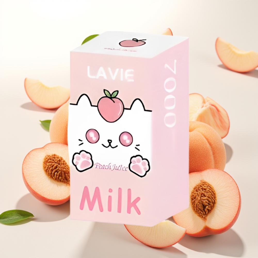 LAVIE Milk 7000 Puffs / 16ML / 600mAh / Type-C Breskov sok
