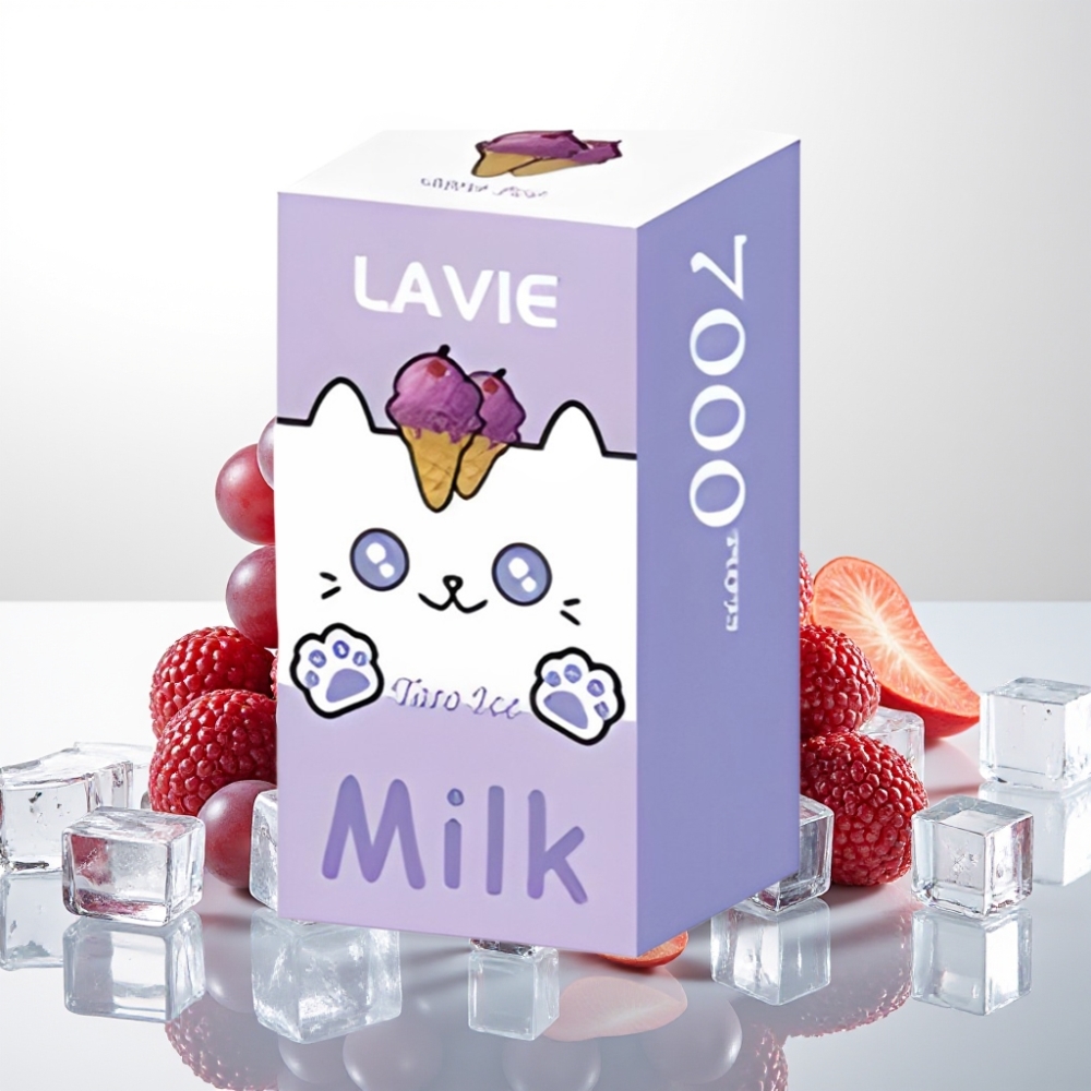 LAVIE Milk 7000 Puffs / 16ML / 600mAh / Type-C Grozdni led