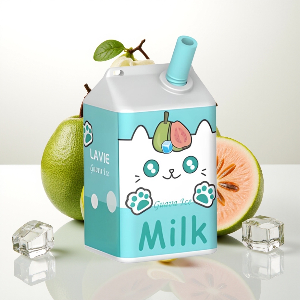 LAVIE Milk 7000 Puffs / 16ML / 600mAh / Type-C Guava led