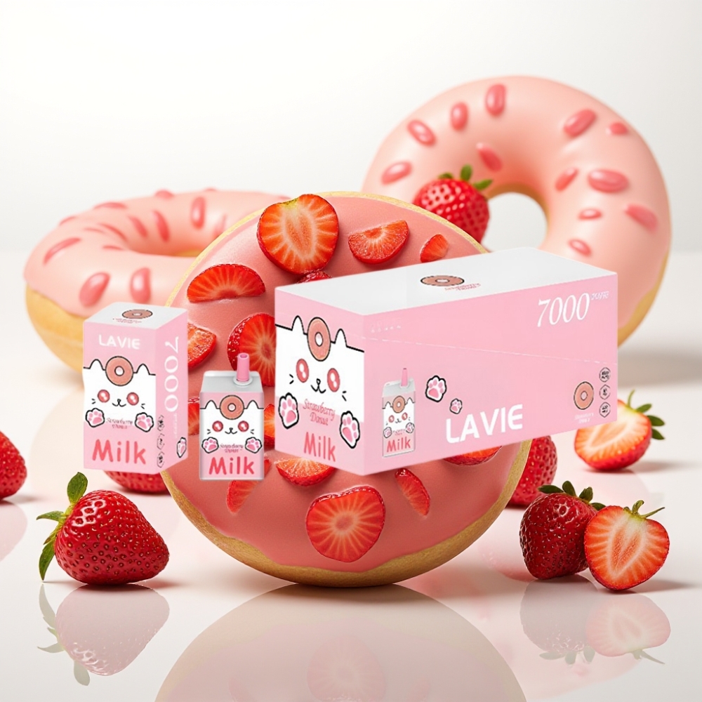 LAVIE Milk 7000 Puffs / 16ML / 600mAh / Type-C Jagodni krof