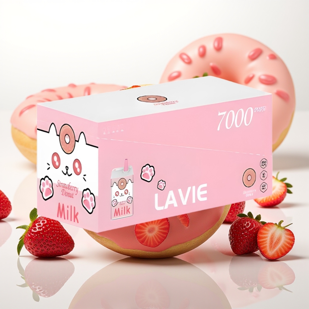 LAVIE Milk 7000 Puffs / 16ML / 600mAh / Type-C Jagodni krof