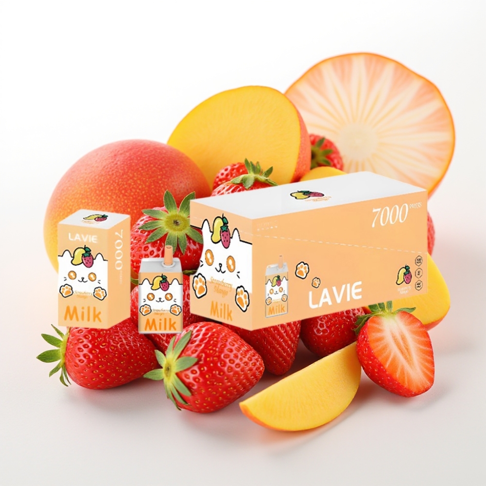 LAVIE Milk 7000 Puffs / 16ML / 600mAh / Type-C Jagodno-mango