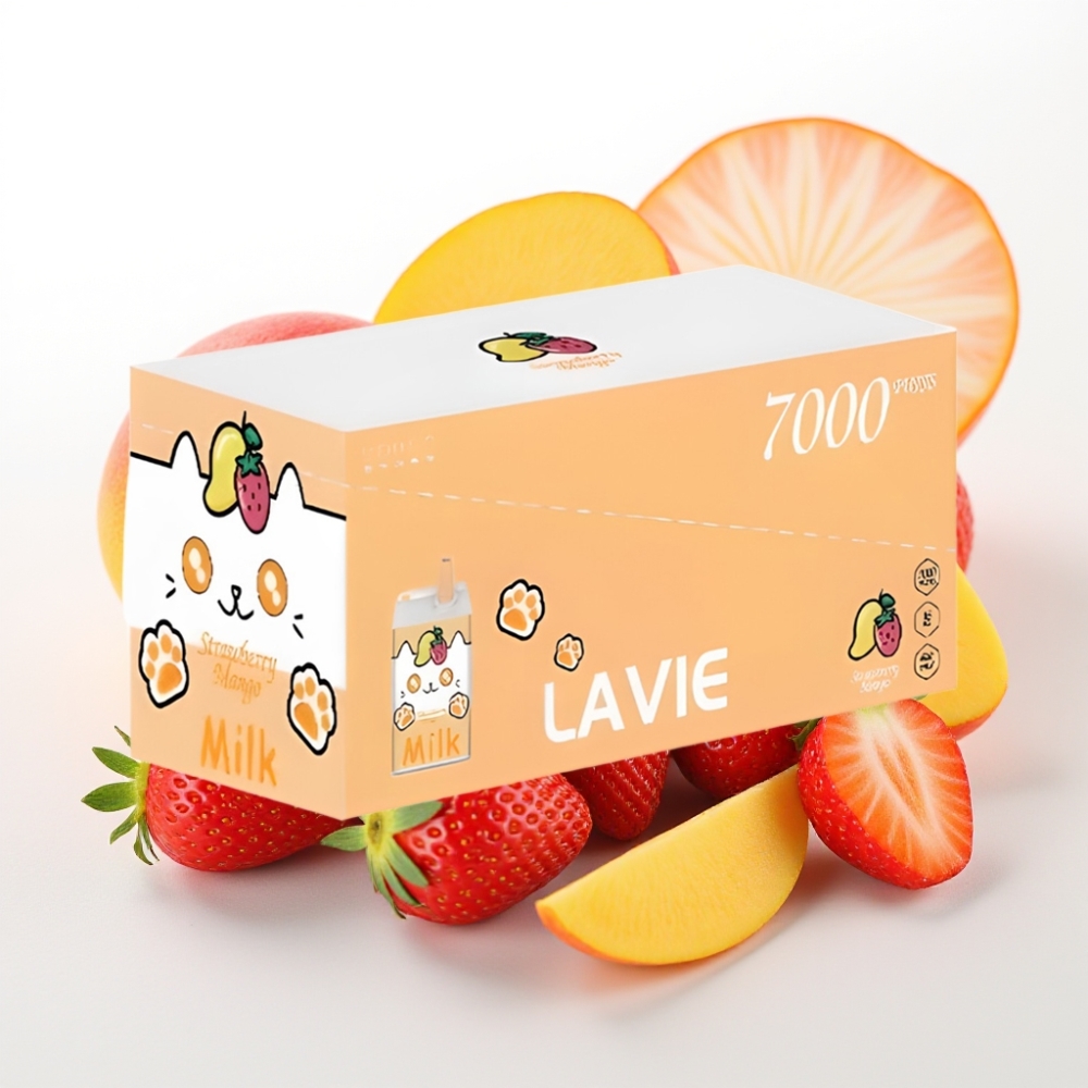 LAVIE Milk 7000 Puffs / 16ML / 600mAh / Type-C Jagodno-mango