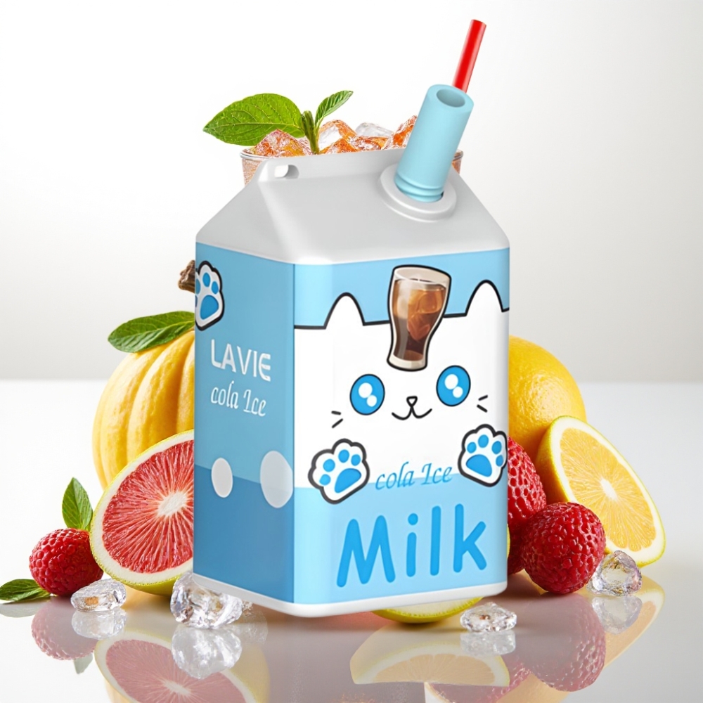 LAVIE Milk 7000 Puffs / 16ML / 600mAh / Type-C Kola led