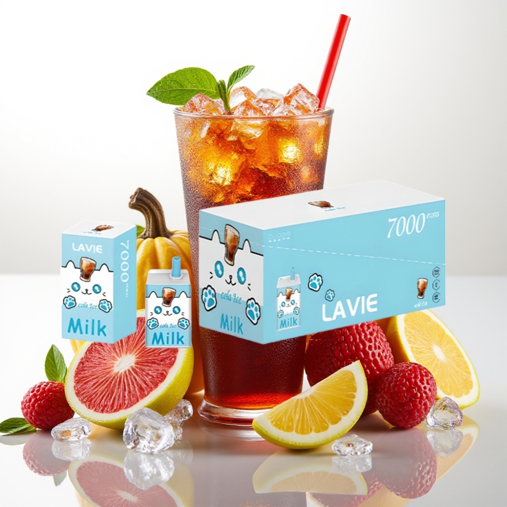 LAVIE Milk 7000 Puffs / 16ML / 600mAh / Type-C Kola led