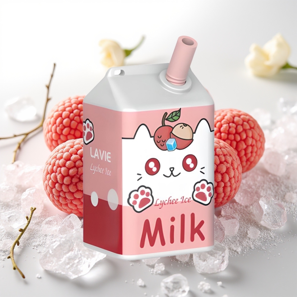 LAVIE Milk 7000 Puffs / 16ML / 600mAh / Type-C Liči led