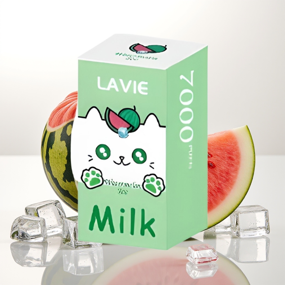 LAVIE Milk 7000 Puffs / 16ML / 600mAh / Type-C Lubenič led