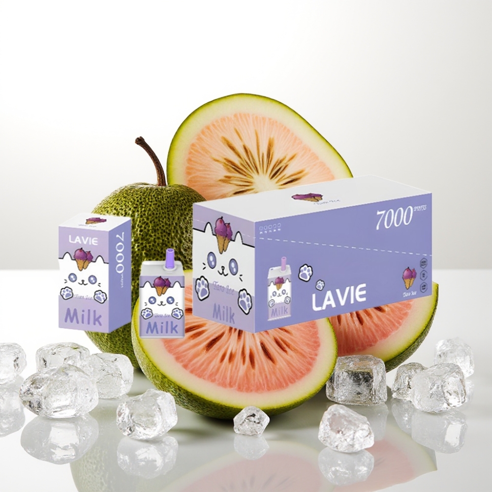 LAVIE Milk 7000 Puffs / 16ML / 600mAh / Type-C Taro led