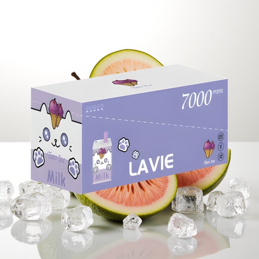 LAVIE Milk 7000 Puffs / 16ML / 600mAh / Type-C Taro led