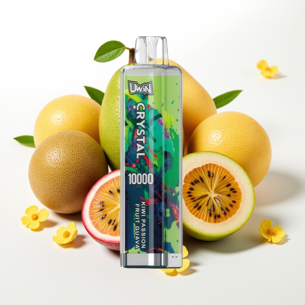 UWIN Crystal 10000 Puffov Kivi in pasijonka guava