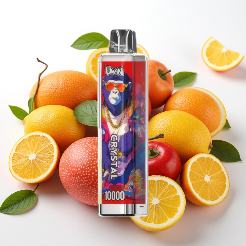 UWIN Crystal 10000 Pufov Moč nikotina - 0%, 2%, 3%, 5% Kapacitna e-tekočina - 18ml