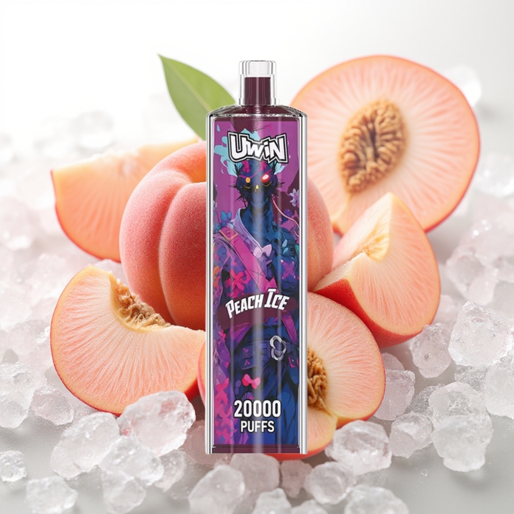 Uwin Shisha Hookah Crystal 20000 Puffov, 22ml, 650 mAh, Type-C, Mesh coil Breskov led