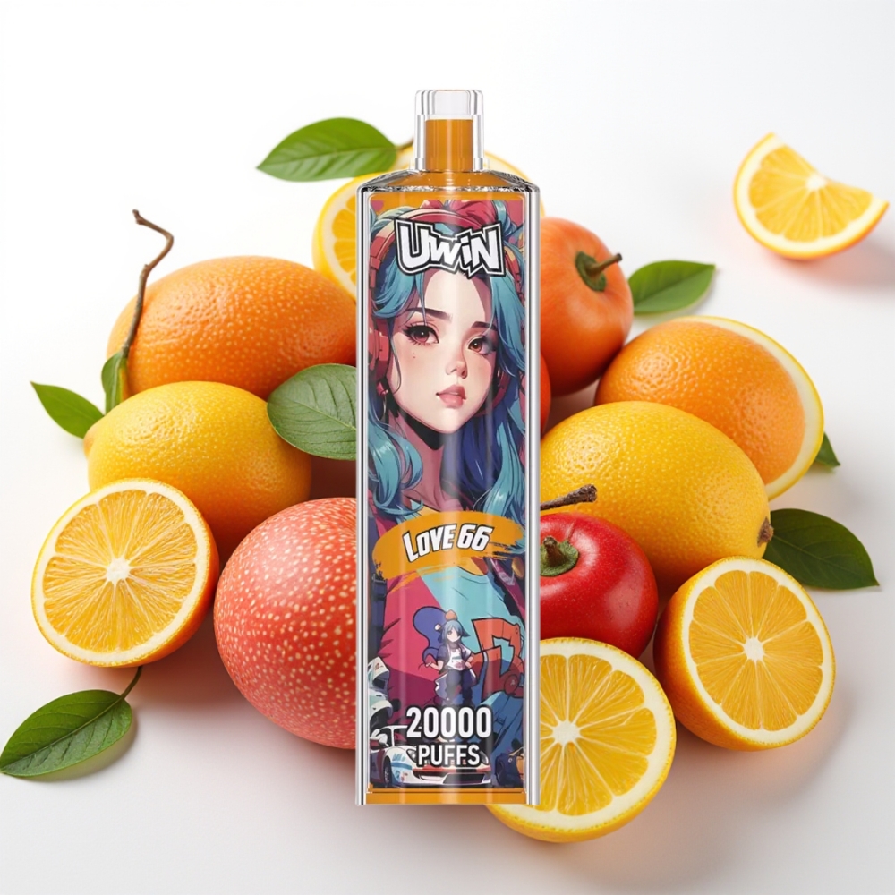 Uwin Shisha Hookah Crystal 20000 Puffov, 22ml, 650 mAh, Type-C, Mesh coil Love 66