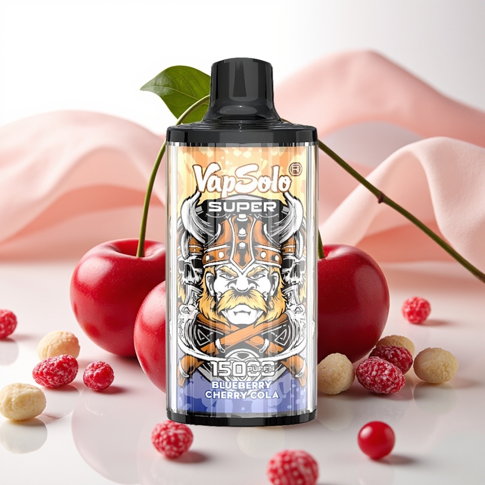 Vapsolo Super 15000 pufov 40ml e-tekočina 20 mg/ml, 50 mg/ml nikotina 850mah Mesh Coil baterija Type-C polnjenje