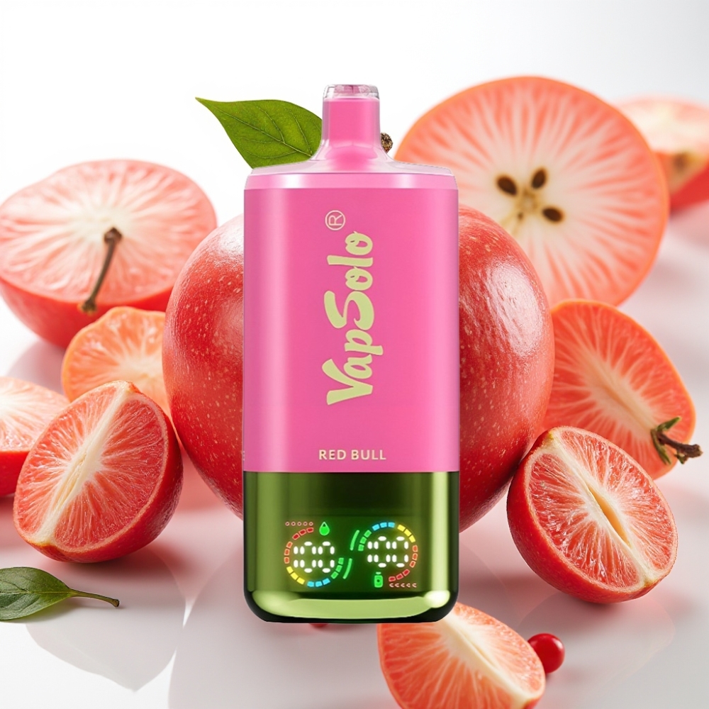 VapSolo Triple 30000 Puffov, 40ml E-tekočina, Nikotinska moč - 20 mg/ml, 50 mg/ml, 3 rezervoarji, Type-C polnjenje
