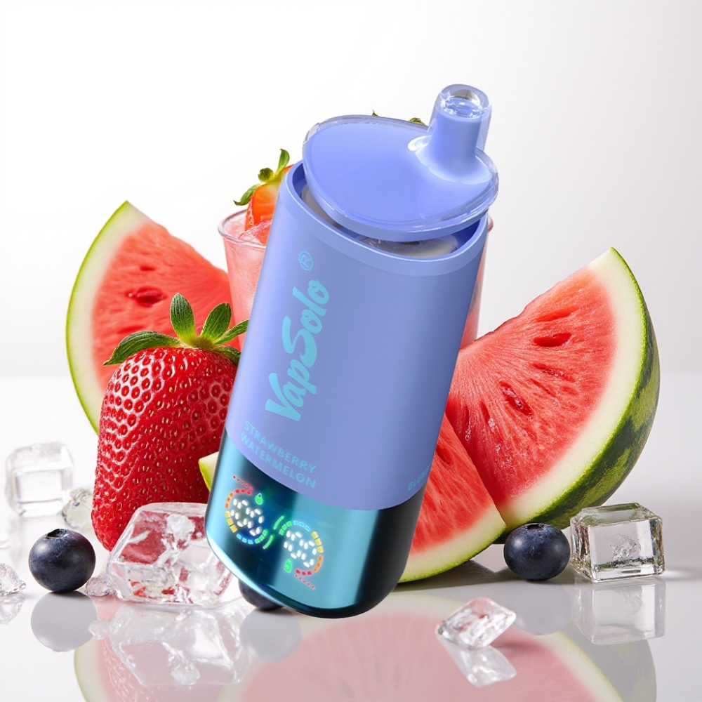 VapSolo Triple 30000 Puffov Velikost kartona - 47 x 47 x 115 mm E-tekočina - 40 ml Moč nikotina - 20 mg/ml, 50 mg/ml Nabiranje - Type-C