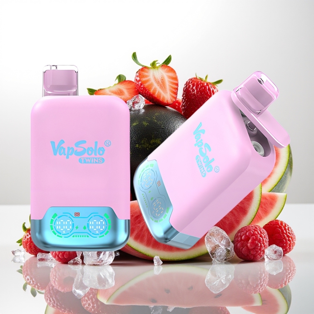 Vapsolo Twins 20000 Puffov 40 ml E-tekočina 20mg/ml ali 50mg/ml nikotina 2 rezervoarja Type-C polnjenje