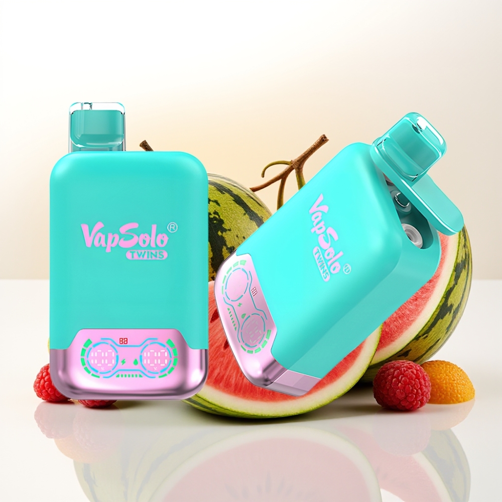 Vapsolo Twins 20000 Puffov E-tekočina - 40 ml Nikotin - 20mg/ml, 50mg/ml Naboj - Type-C