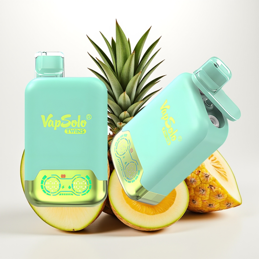 Vapsolo Twins 20000 Puffs 40 ml E-Liquid 20mg/ml, 50mg/ml Nikotin 2 Rezervoarja Type-C Polnjenje