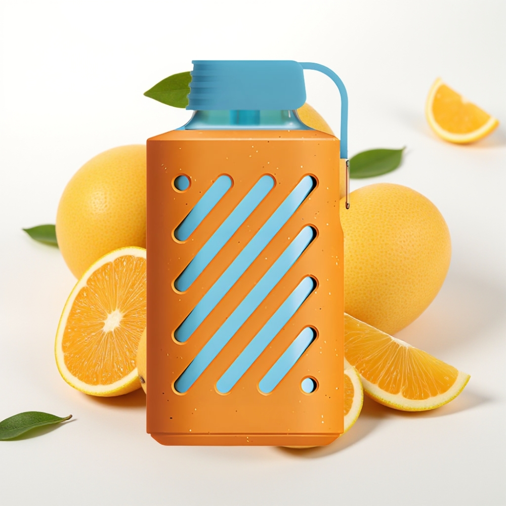 VOZOL GEAR 10000 Enkratna E-cigareta z 30 Okusi, 20 ml E-tekočine in VAMT Mesh Coil Mandarina-mango guava