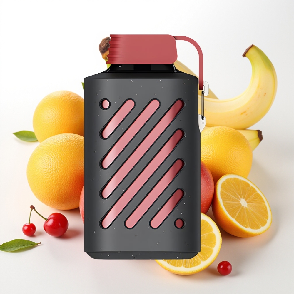 VOZOL GEAR 10000 Enkratna E-cigareta z 30 Okusi, VAMT Mesh Coil in 20 ml E-tekočine Zmajev sadež banana češnja