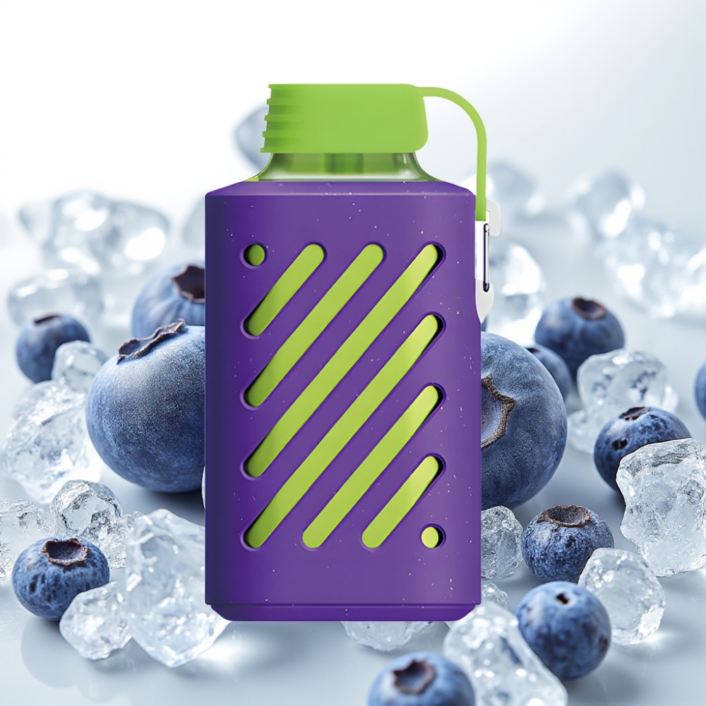 VOZOL GEAR 10000 Enkratna Vape z 30 Okusi, 20 ml E-tekočine, 500mAh Baterijo in VAMT Mesh Coil Borovničev led