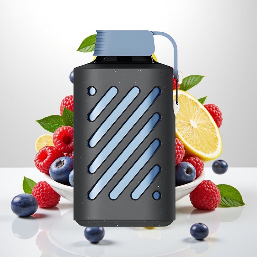 VOZOL GEAR 10000 Enkratna Vape z 30 Okusi, 20 ml E-tekočine, 500mAh Baterijo in VAMT Mesh Coil Modri Razz limona